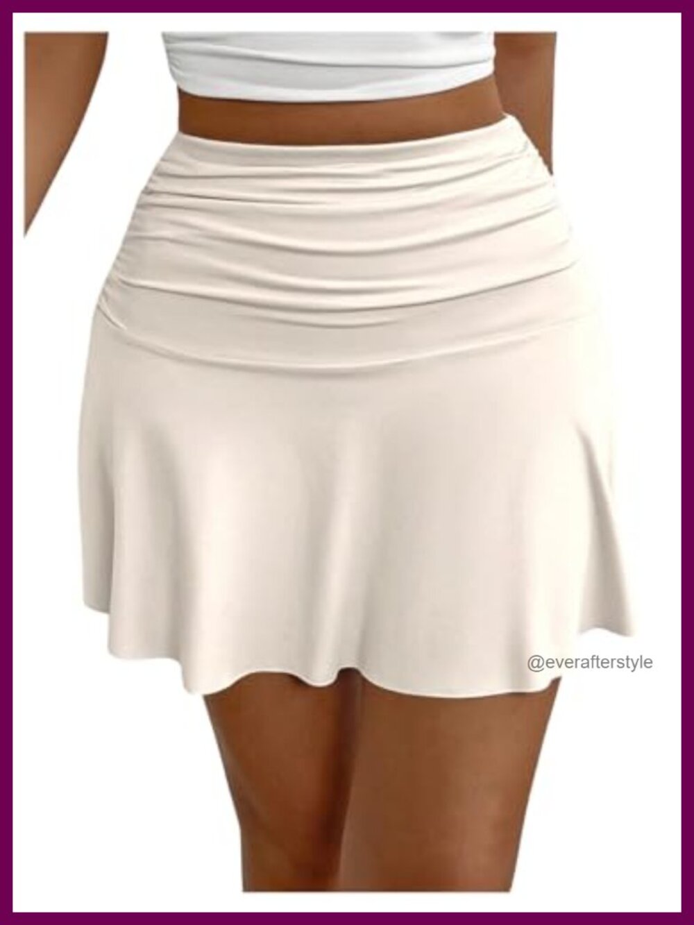Women's Y2K Ruched High Waisted A Line Mini Skirt Party Club